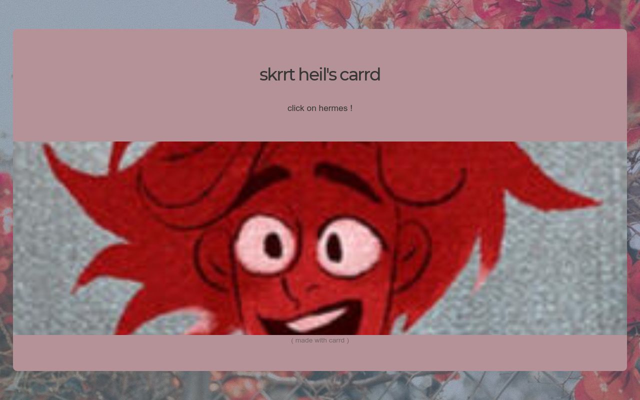 Carrd profile picture for @heil